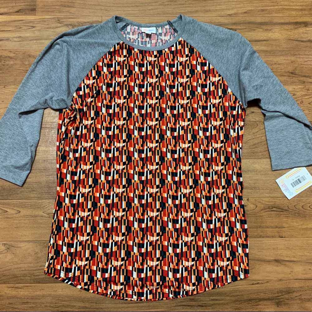 LuLaRoe Randy Size XL Extra Large Baseball T NWT